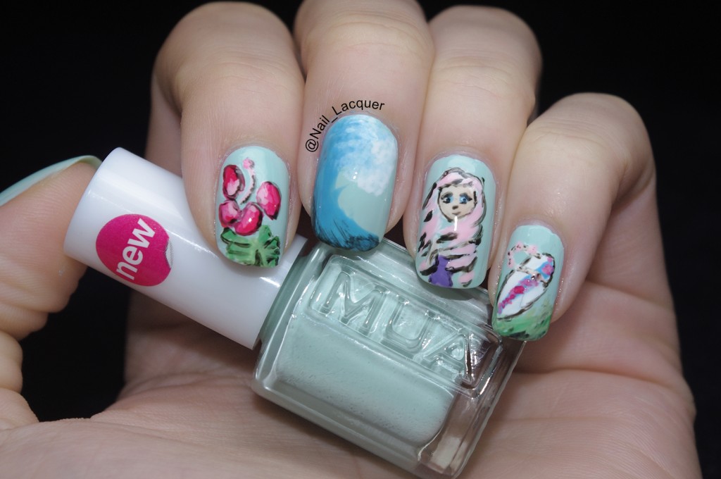 4. Beach themed nail art designs - wide 5