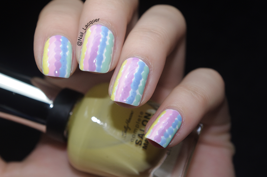 2. Easy Dot and Stripe Nail Art - wide 1