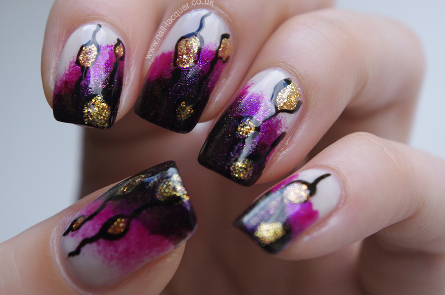 This manicure looks more difficult than it actually was to make ...